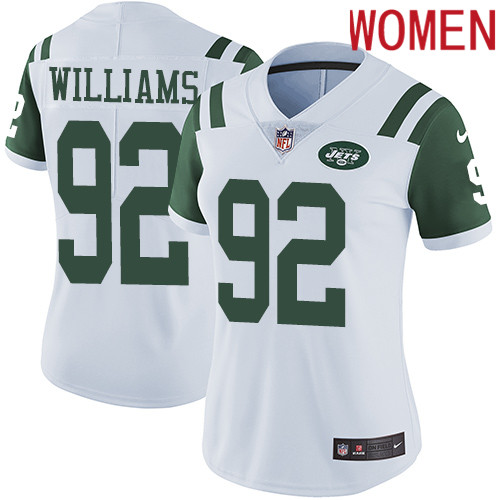 2019 Women New York Jets #92 Williams White Nike Vapor Untouchable Limited NFL Jersey